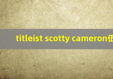 titleist scotty cameron伍兹
